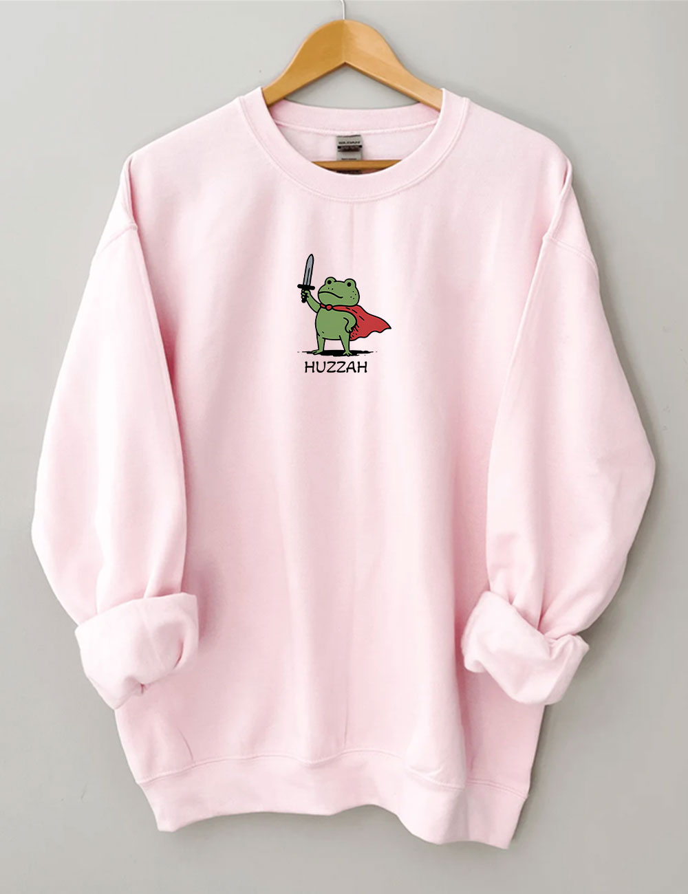 HUZZAH - Frog With Sword Sweatshirt