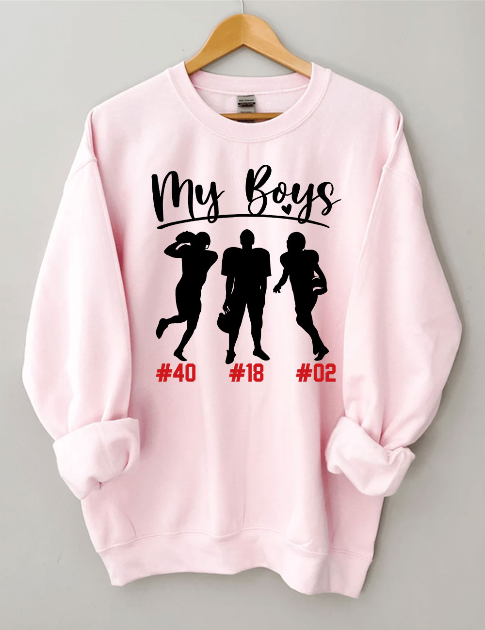 My Boys Custom Football Sweatshirt