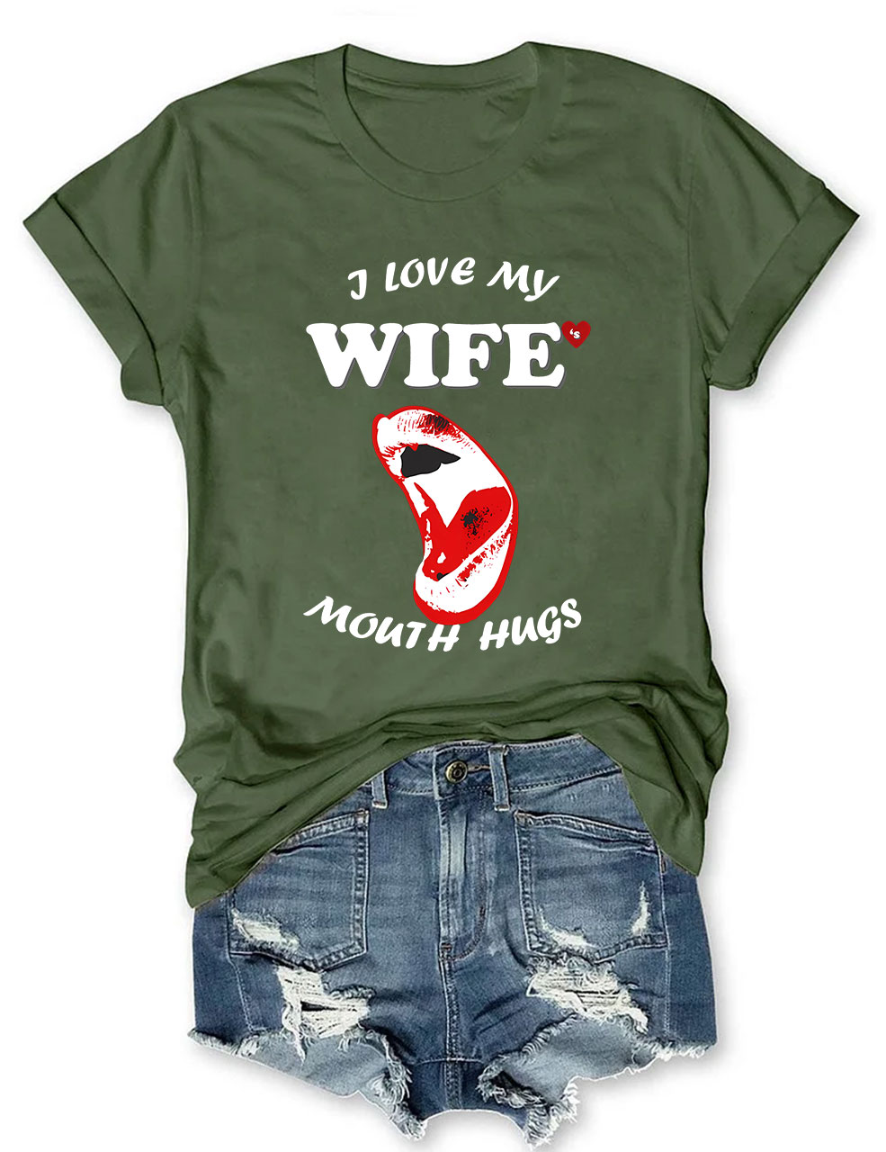 "I Love My Wife" Adult Funny T-Shirt
