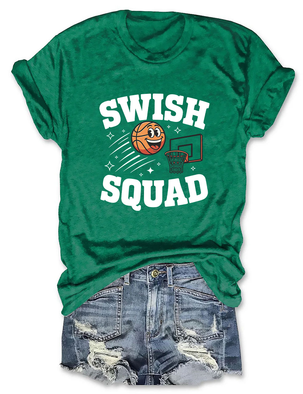 Swish Squad Basketball T-Shirt
