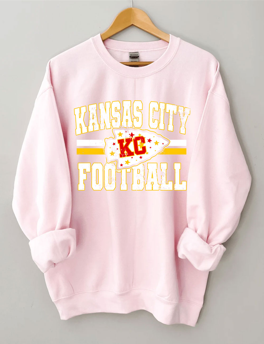 KC Chiefs Arrowhead Football Sweatshirt