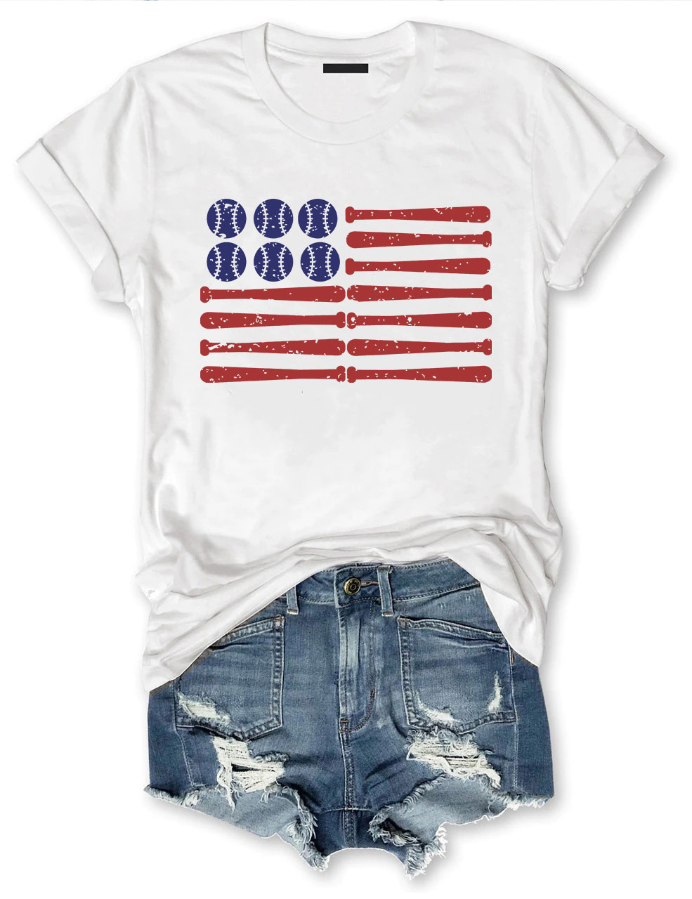 Baseball Flag T-shirt