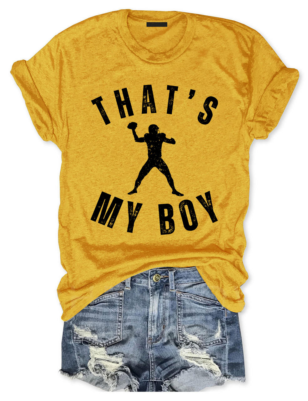 Custom That's My Boy Football Mom T-shirt