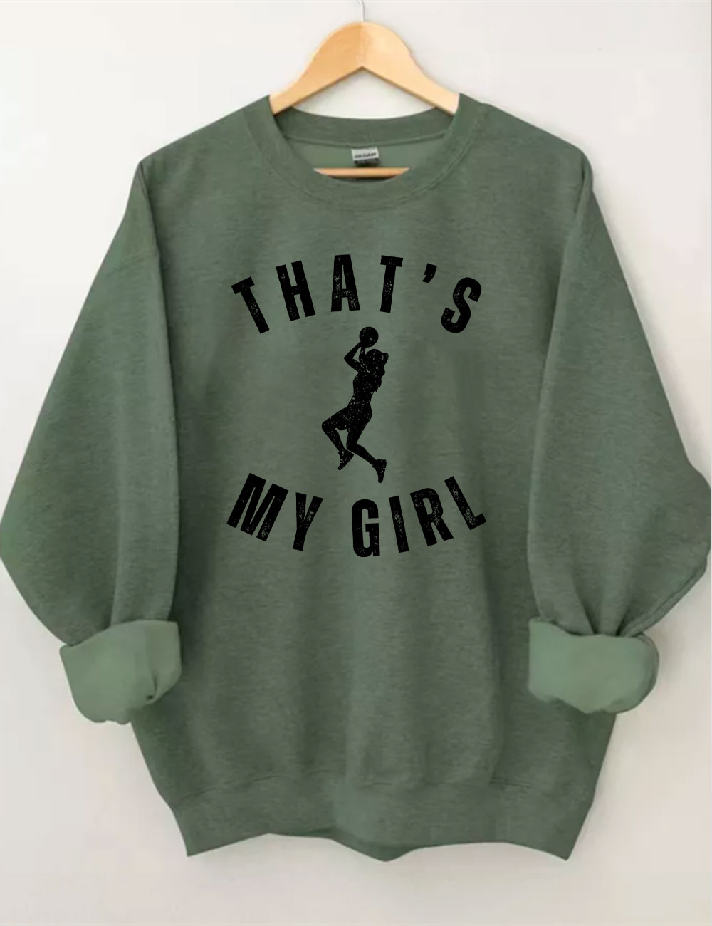 Custom That's My Girt Basketball Mom Sweatshirt