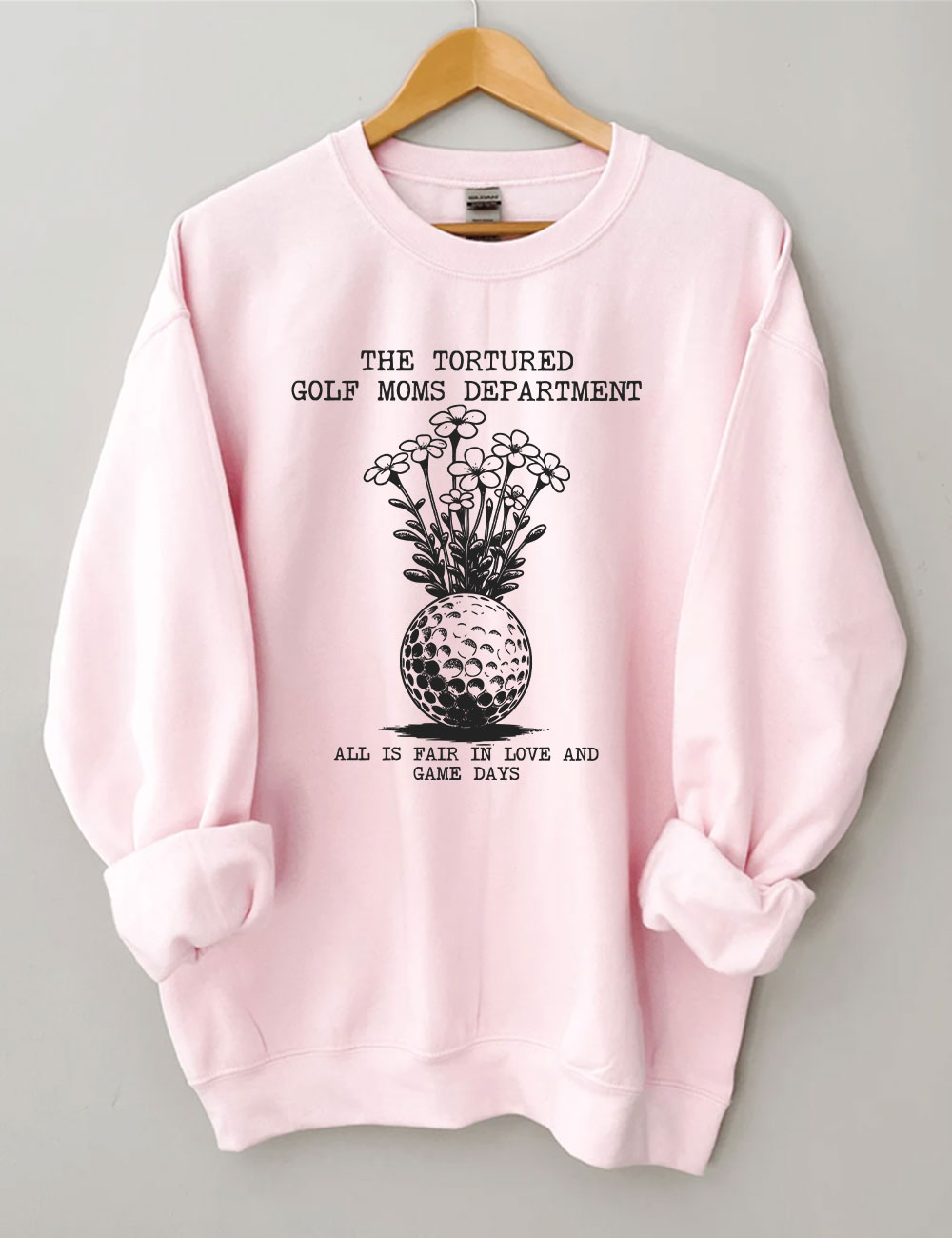 Tortured Golf Moms Department Sweatshirt