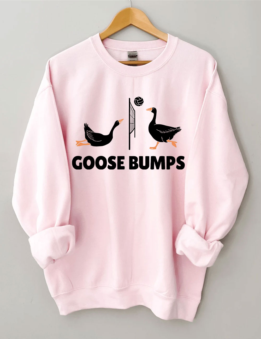 Goose Bumps Funny Volleyball Sweatshirt