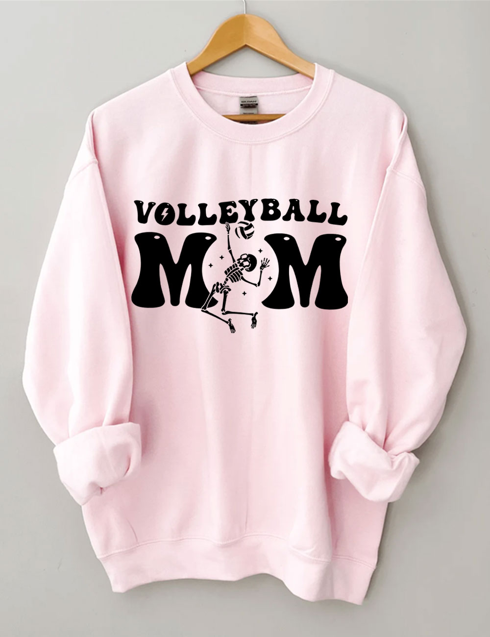 Volleyball Skeleton Mom Sweatshirt