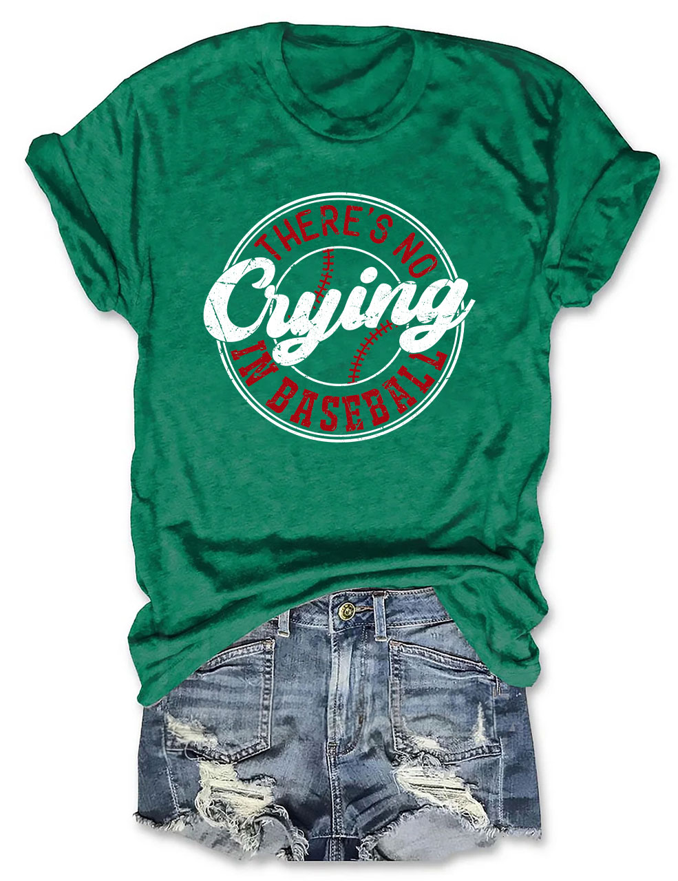 There??s No Crying In Baseball T-shirt