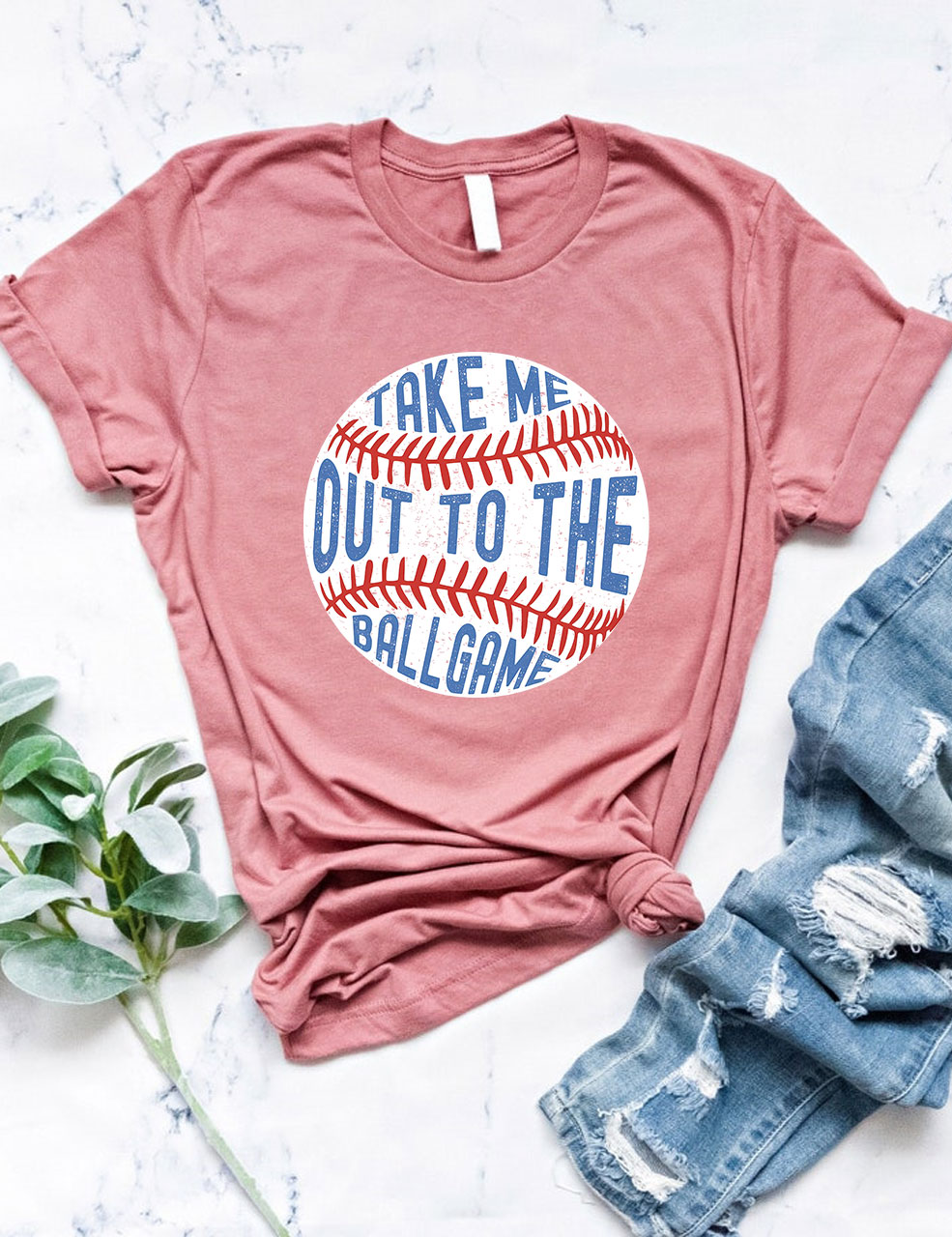 Take Me Out to The Ballgame  Game Baseball  T-Shirt