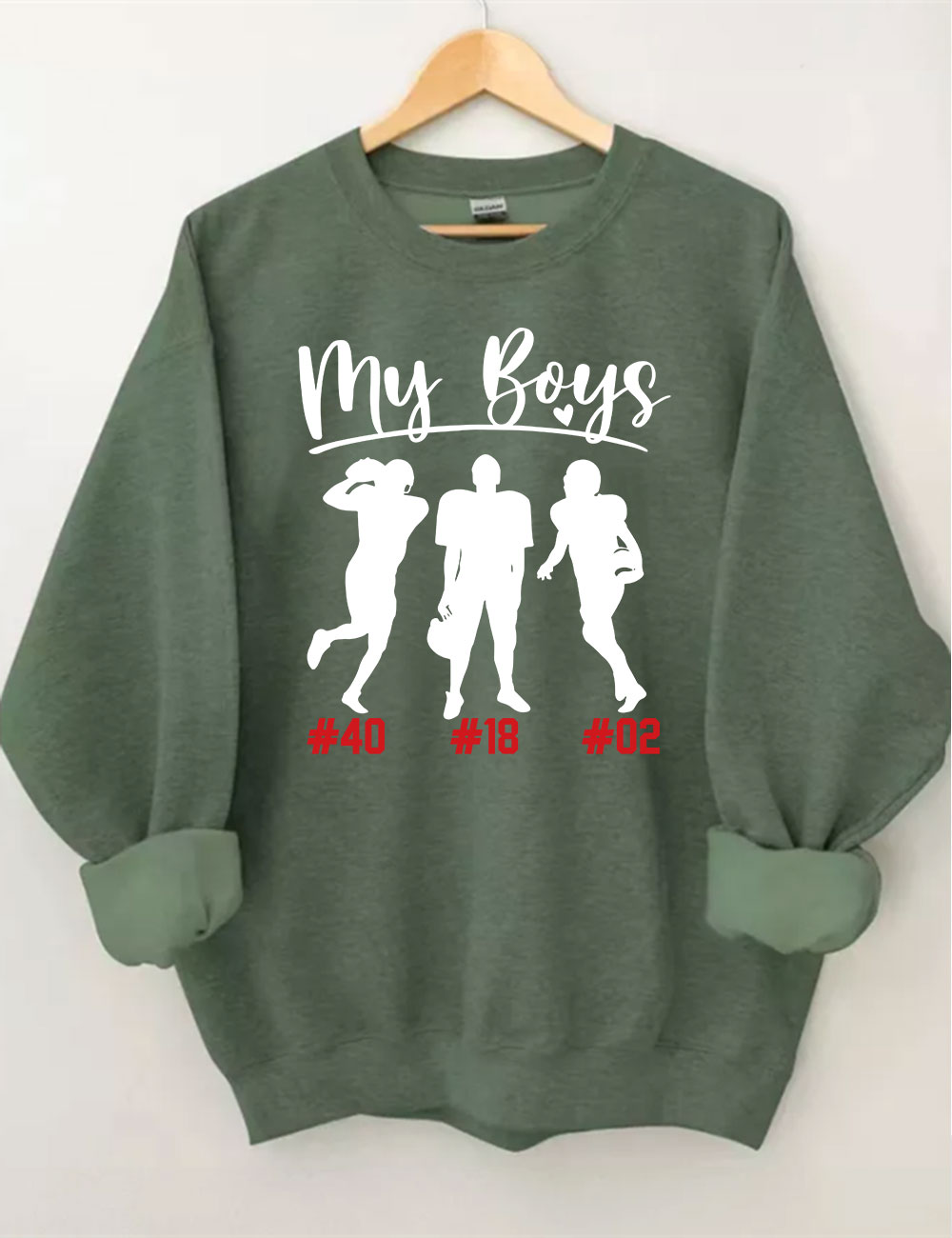 My Boys Custom Football Sweatshirt