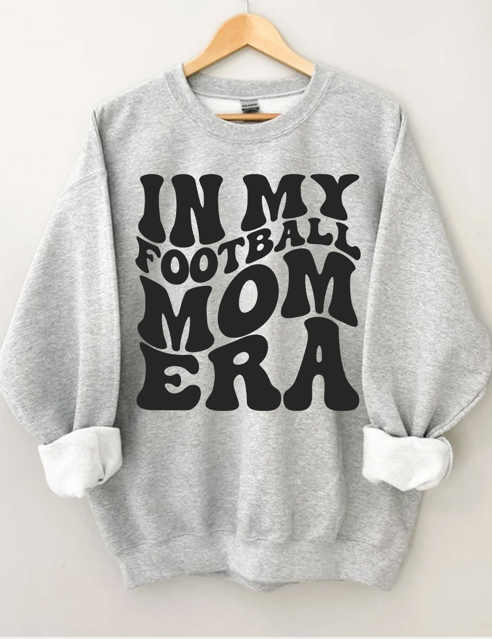 In My Football Mom Era  Custom Sweatshirt
