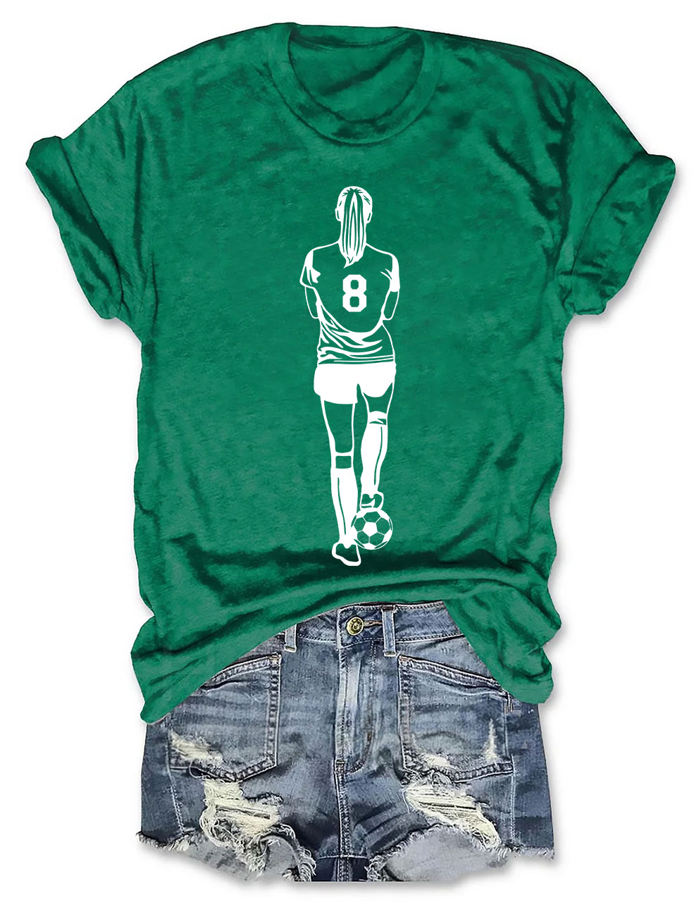 Girls Football Custom T-shirt