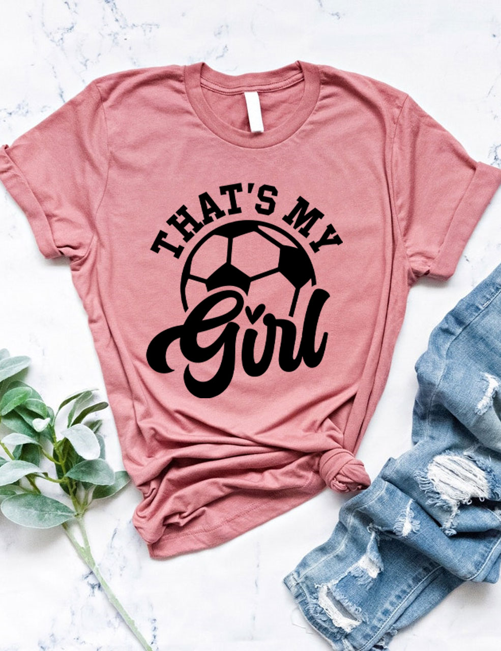 Custom That's My Girl Football T-shirt