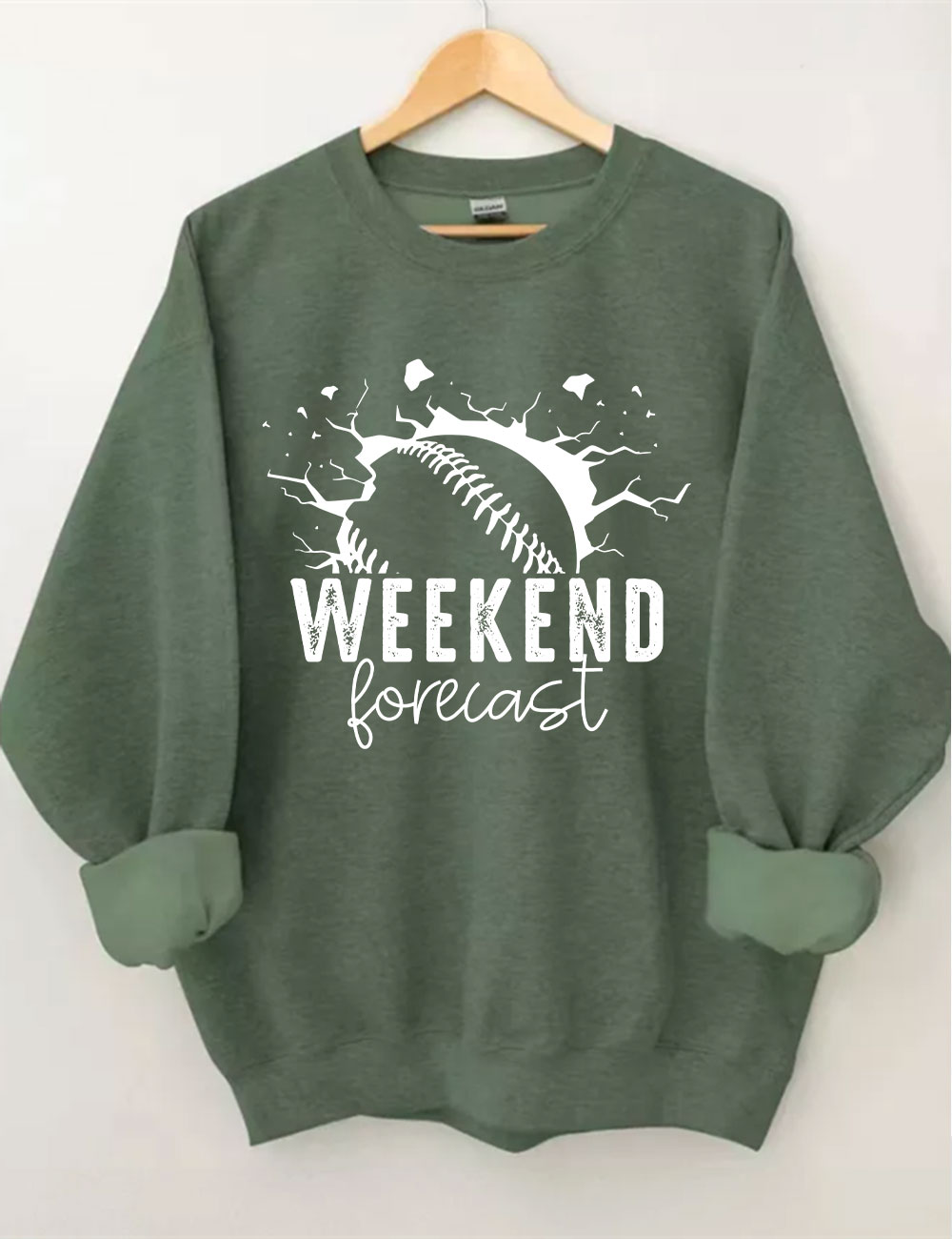 Weekend Forecast Softball Sweatshirt