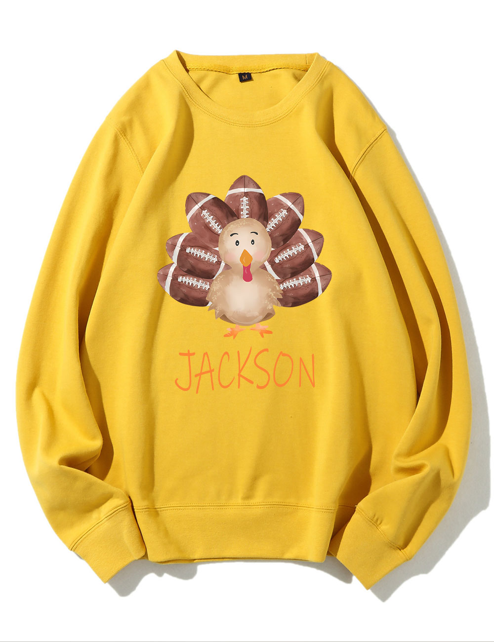 Football Custom Name Turkey Sweatshirt