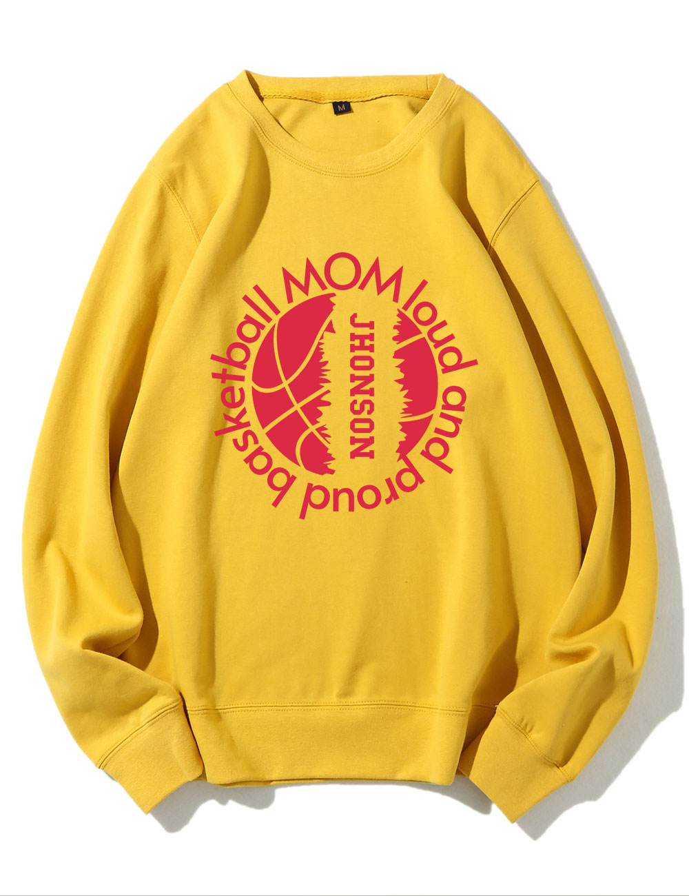 Custom Loud and Proud Basketball Mom Sweatshirt