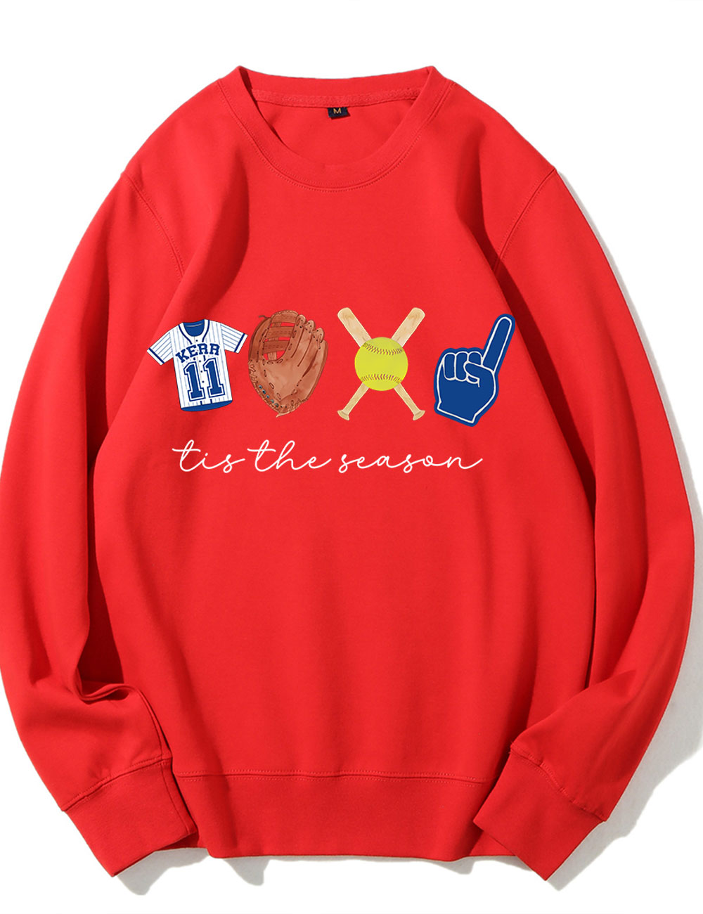 Tis The Season Custom Softball Sweatshirt