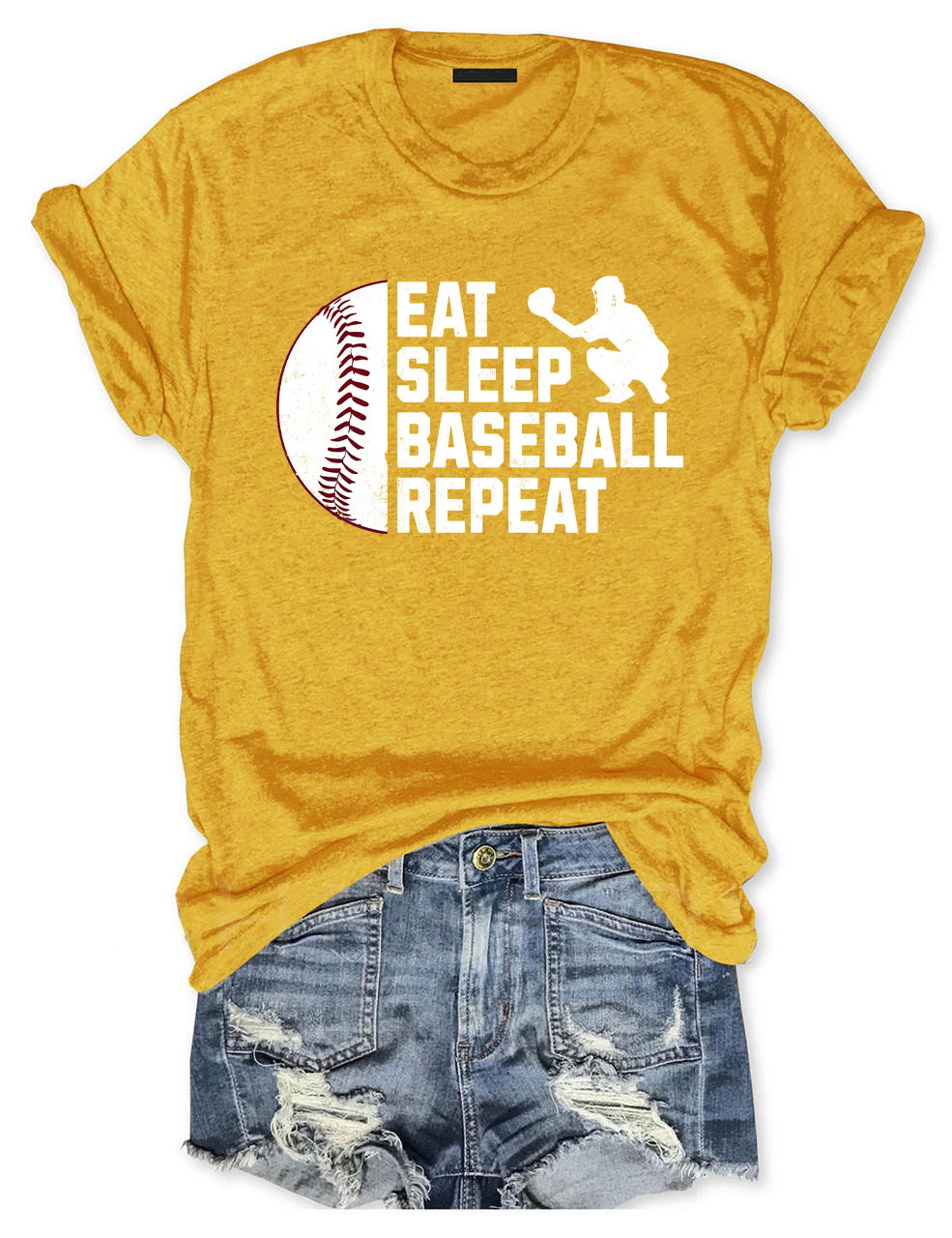 Eat Sleep Baseball Repeat T-shirt