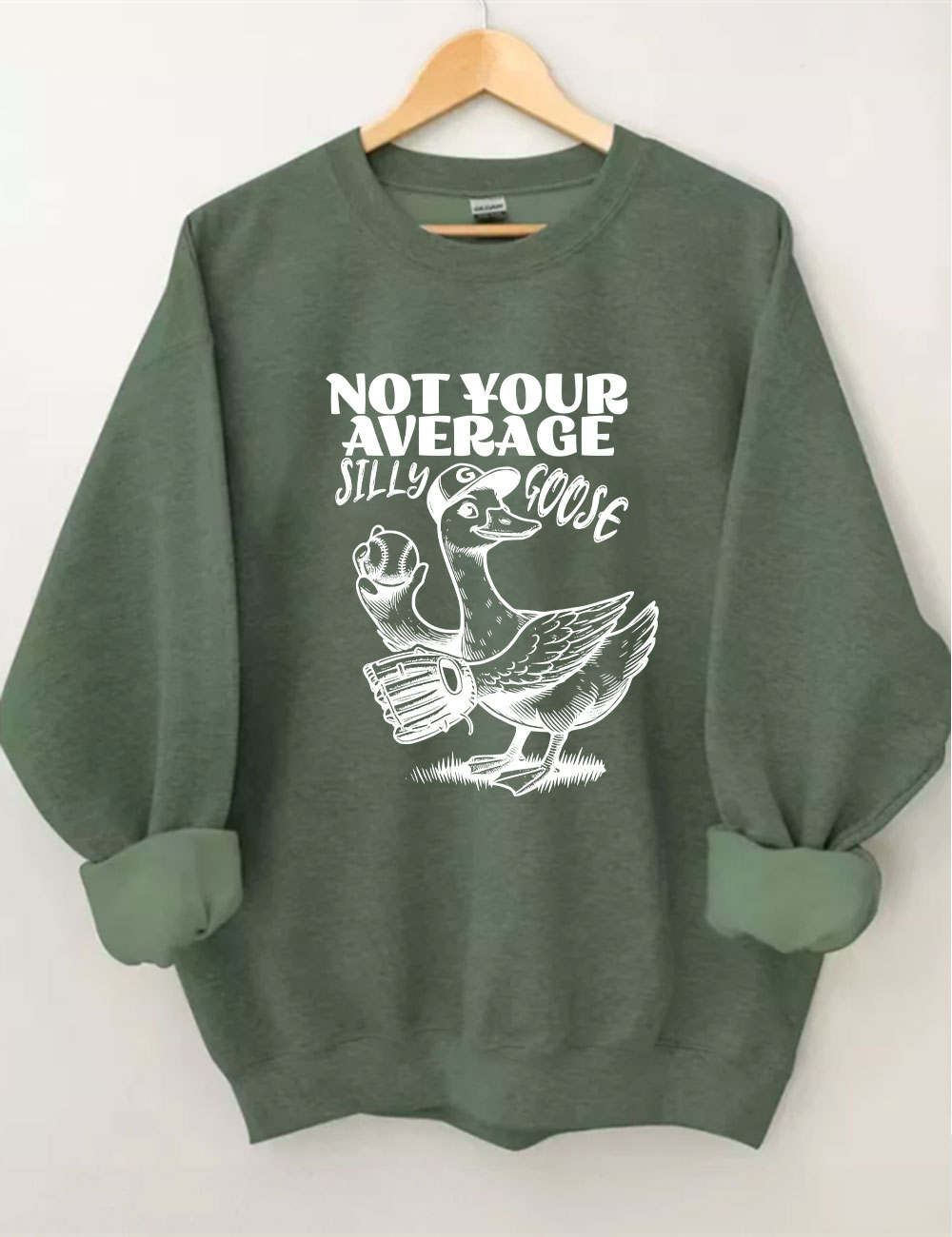 Not Your Average Silly Goose Funny Tennis Sweatshirt