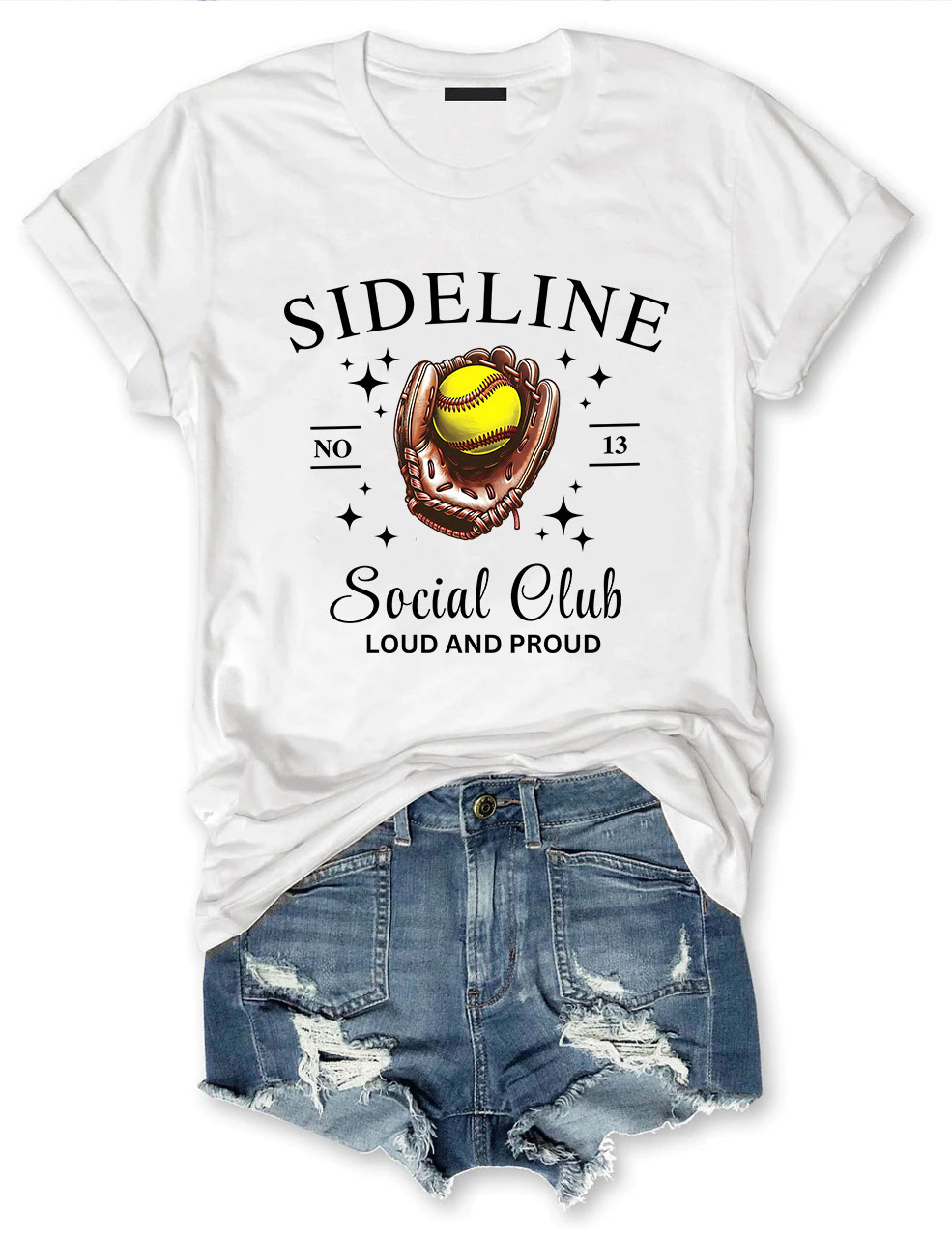 Sideline Social Club Softball Mom T-shirt