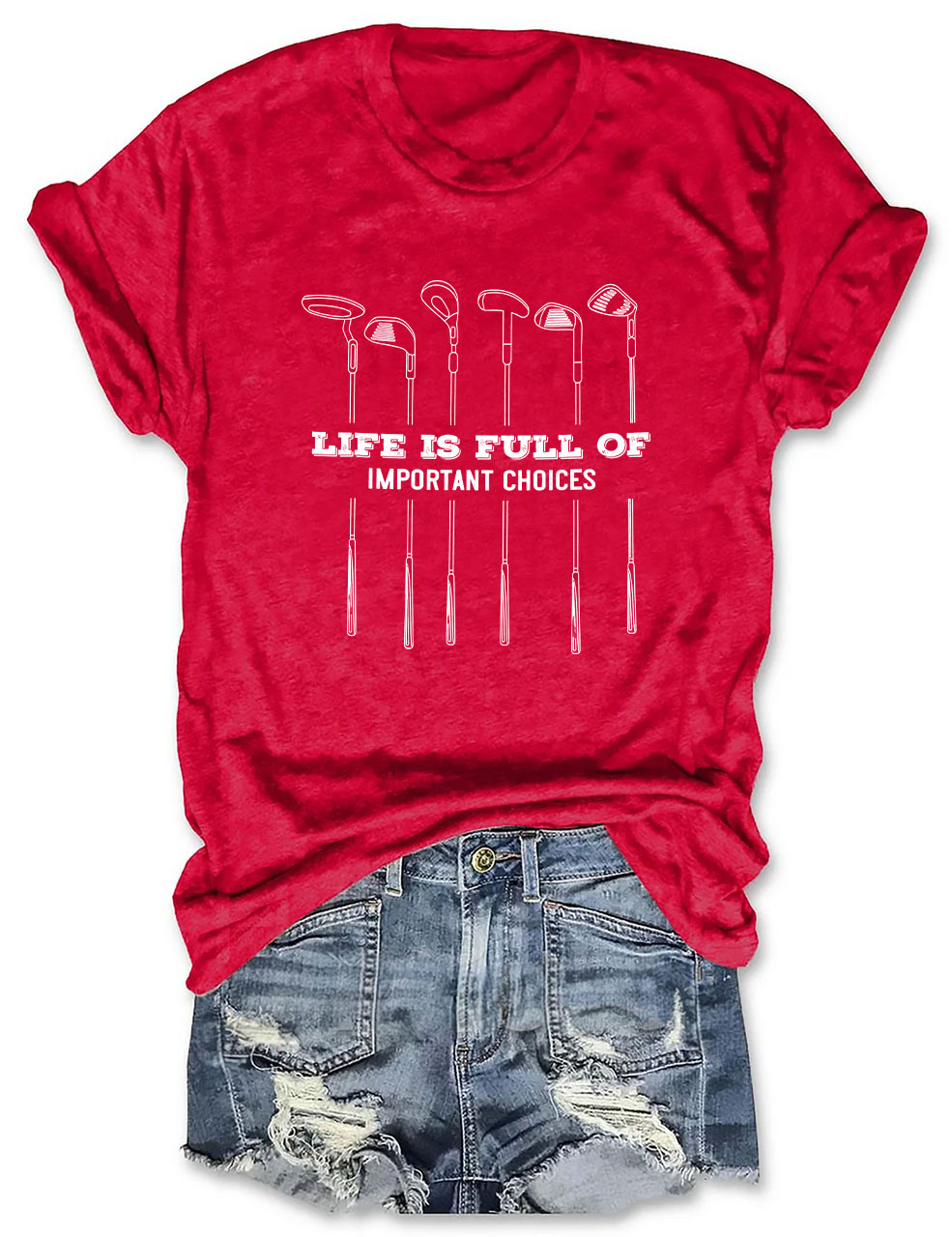 Life Is Full Of Important Choice Funny Golfing T-shirt