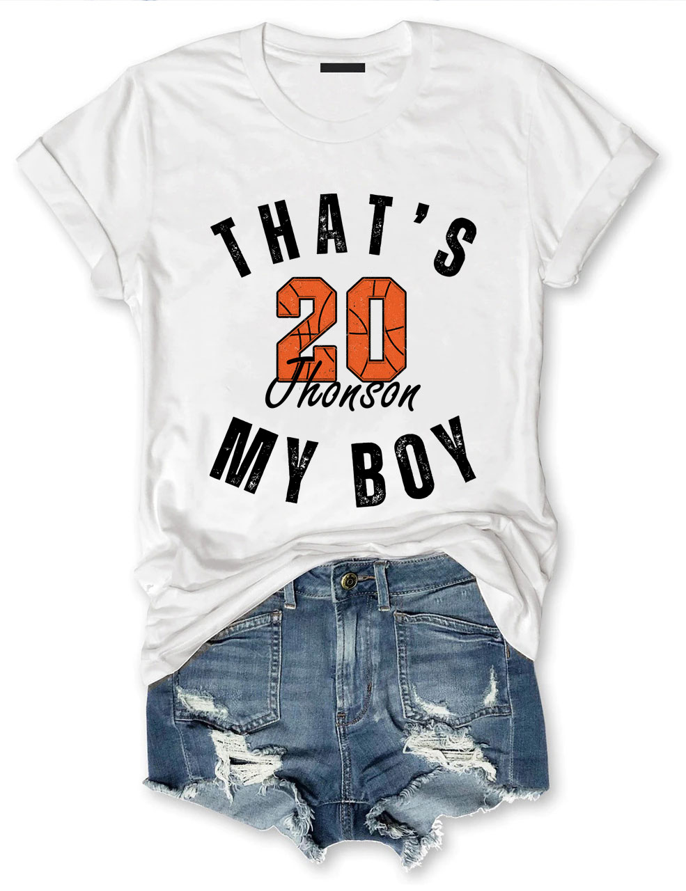 Custom That's My Boy Basketball T-shirt