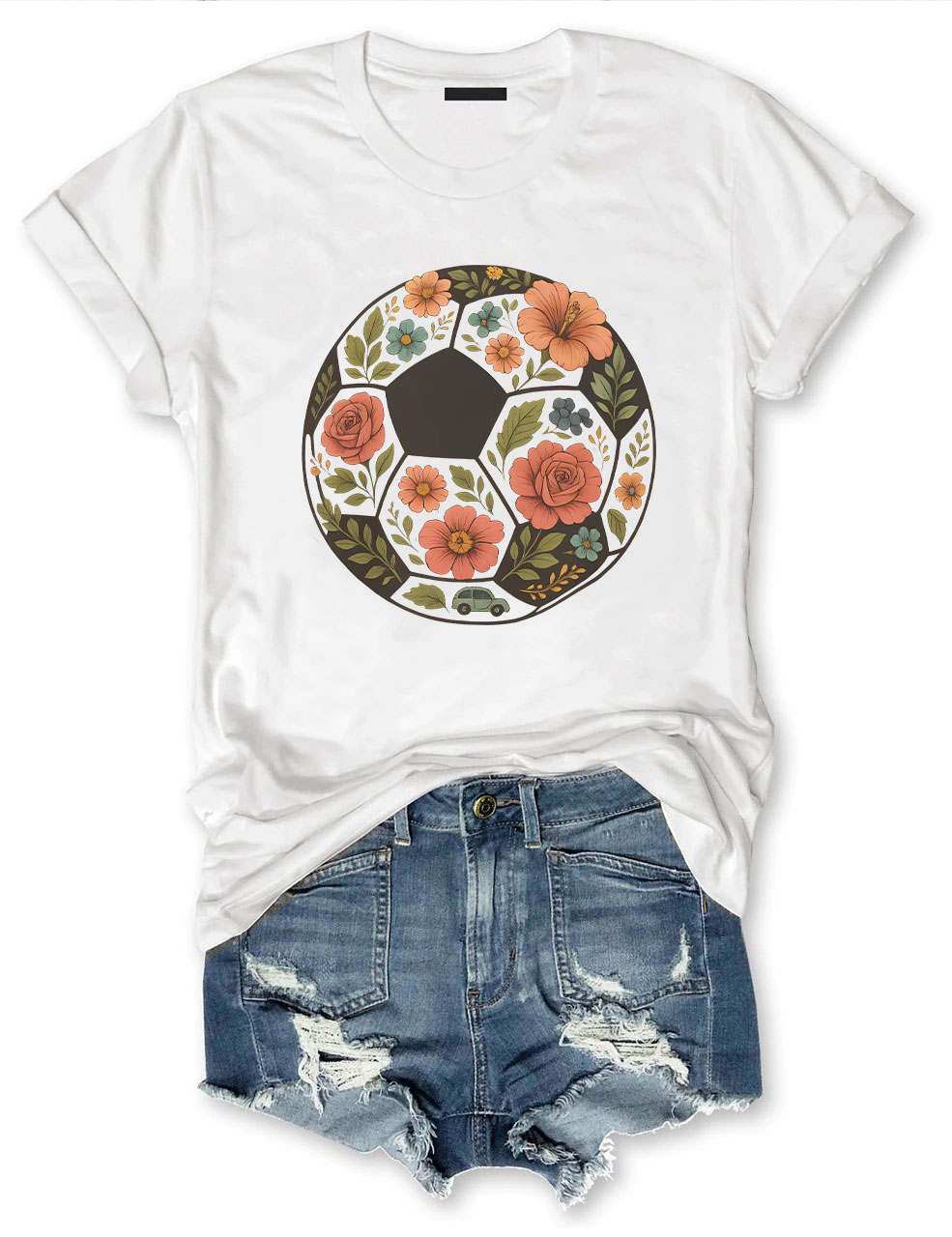 Floral Soccer T-shirt