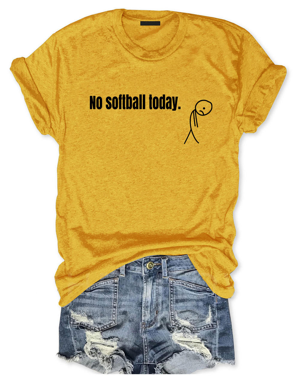 No Softball Today Funny T-Shirt
