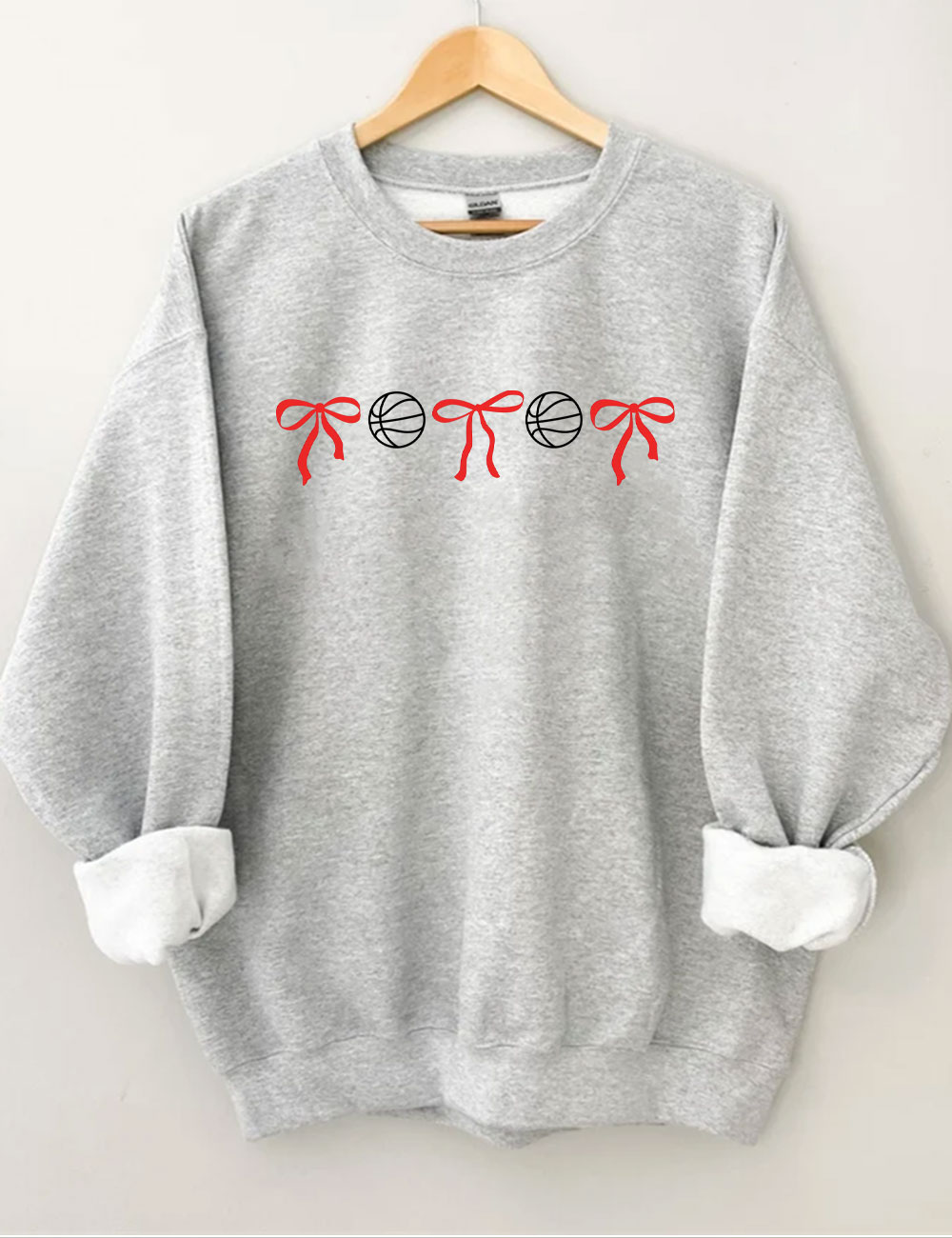 Basketball Bow Sweatshirt