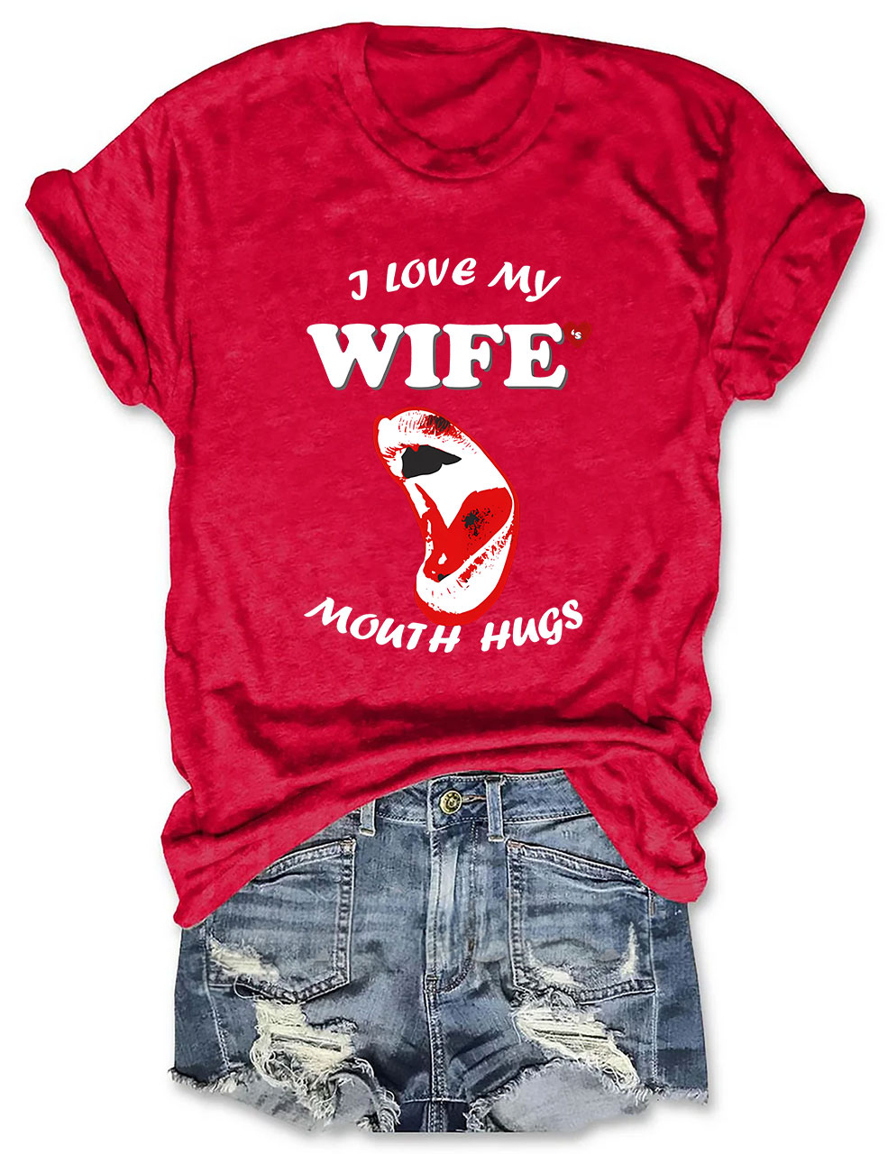 "I Love My Wife" Adult Funny T-Shirt