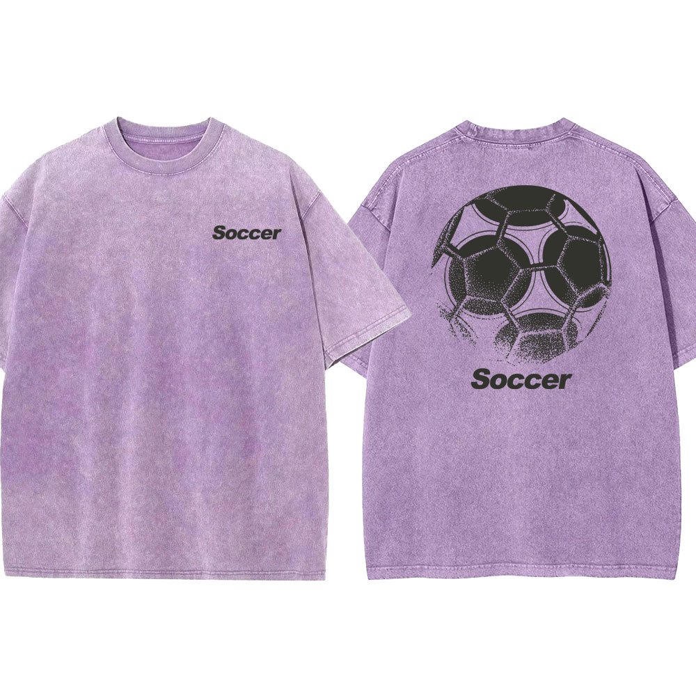 Soccer Unisex Fit Washed T-shirt