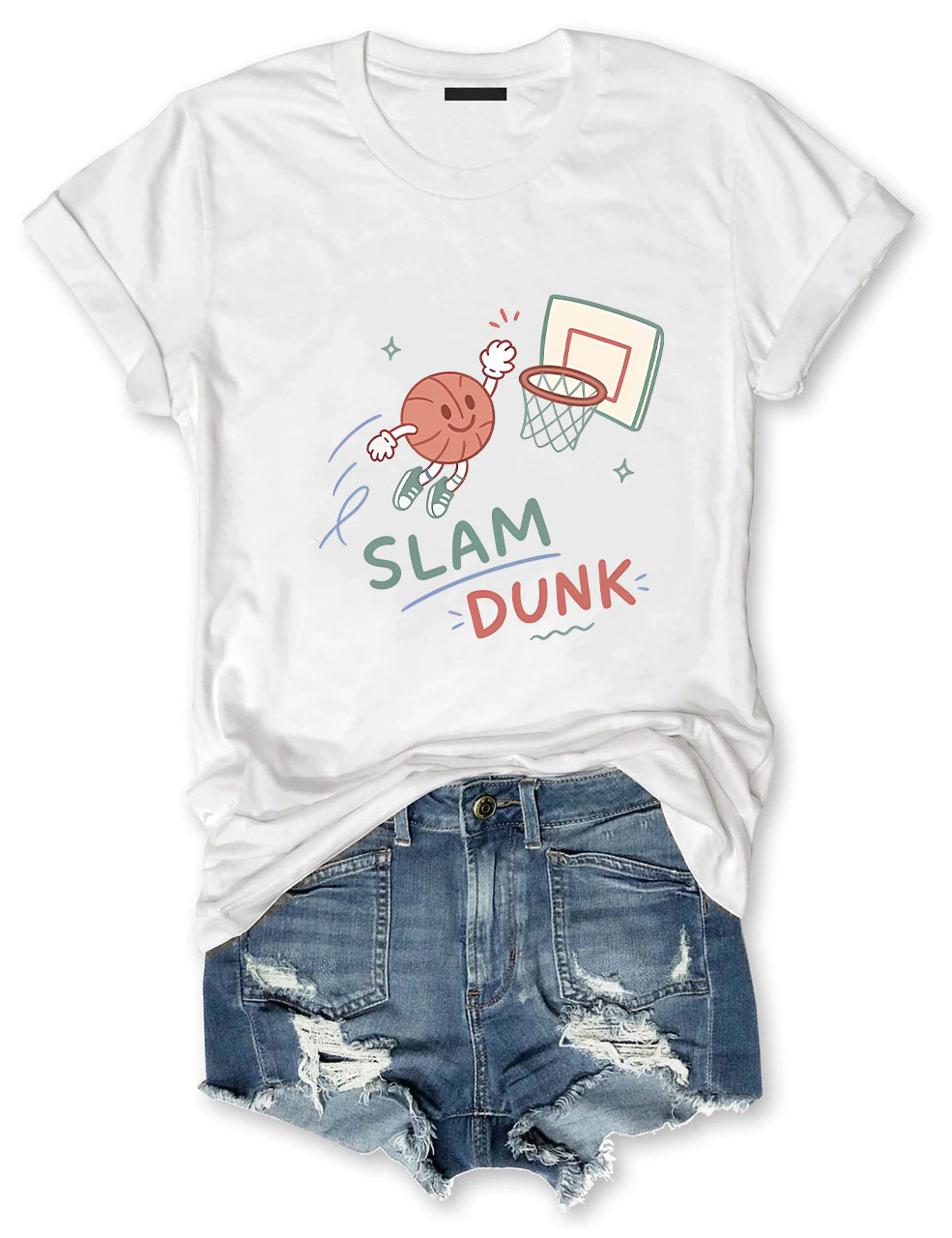 Slam Dunk Basketball Funny Basketball T-Shirt