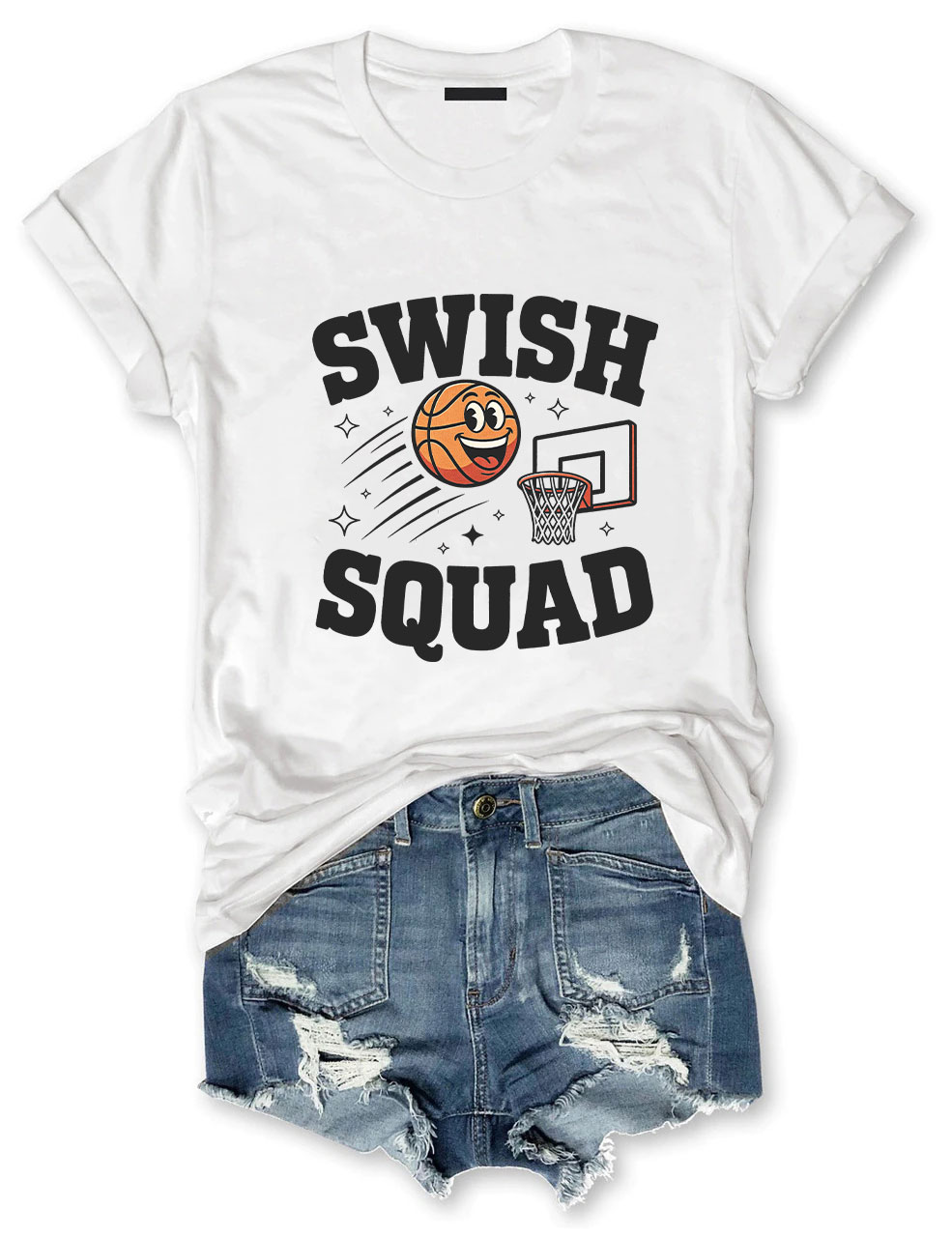 Swish Squad Basketball T-Shirt