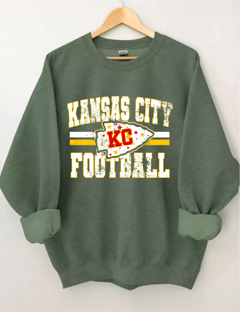 KC Chiefs Arrowhead Football Sweatshirt