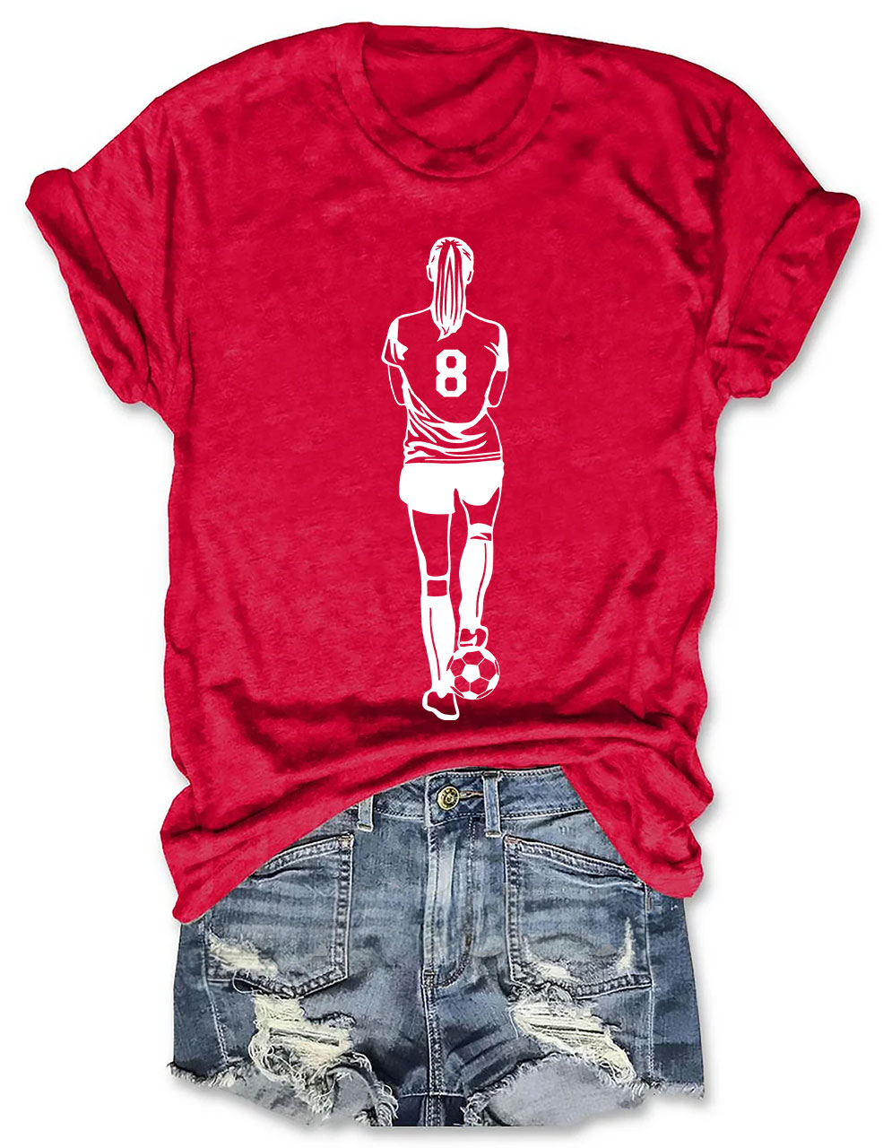 Girls Football Custom T-shirt