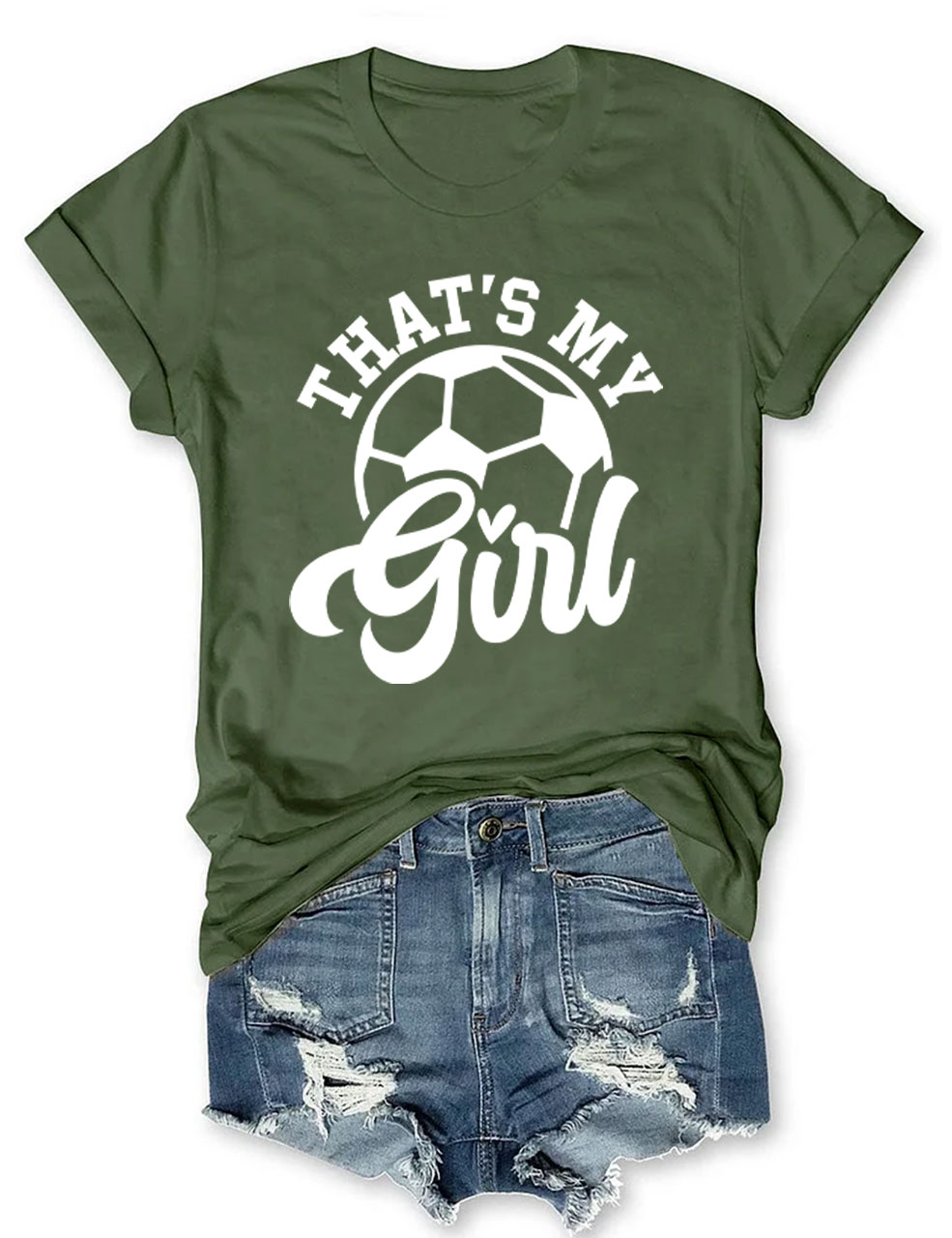 Custom That's My Girl Football T-shirt