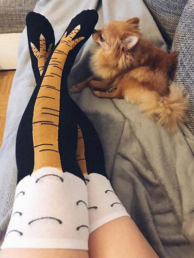 Chicken Legs Novelty Socks Funny Gift