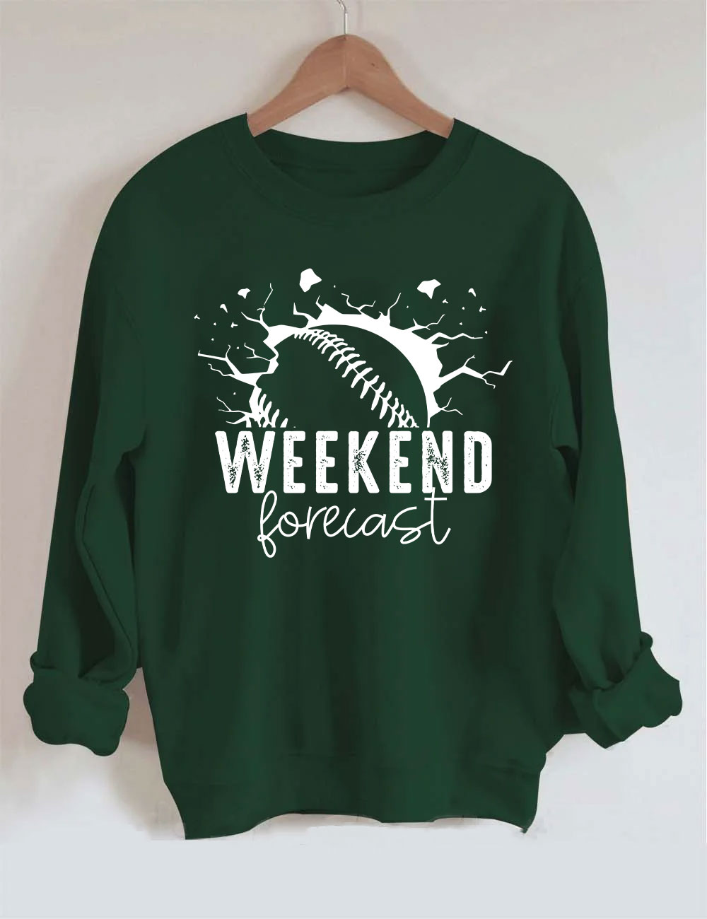 Weekend Forecast Softball Sweatshirt