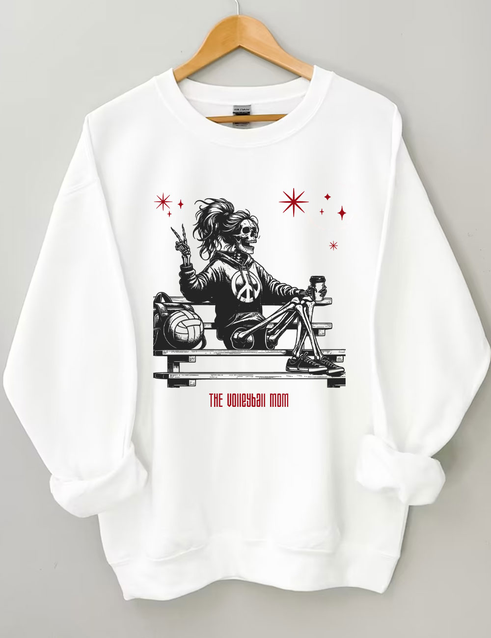 Halloween Volleyball Mama Sweatshirt