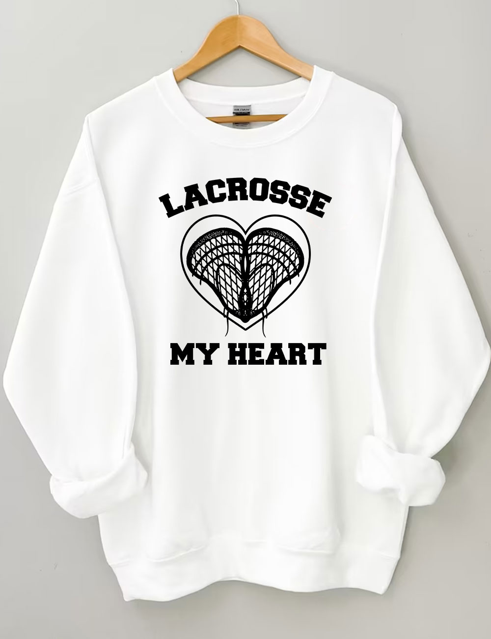 Lacrosse My Heart Sweatshirt