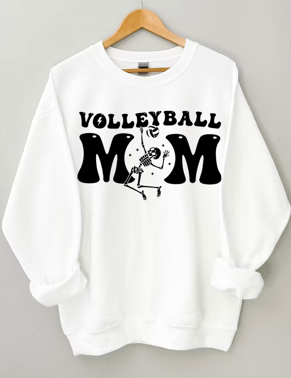 Volleyball Skeleton Mom Sweatshirt