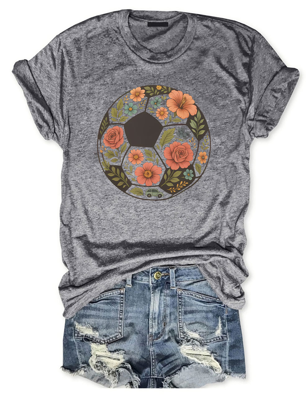 Floral Soccer T-shirt