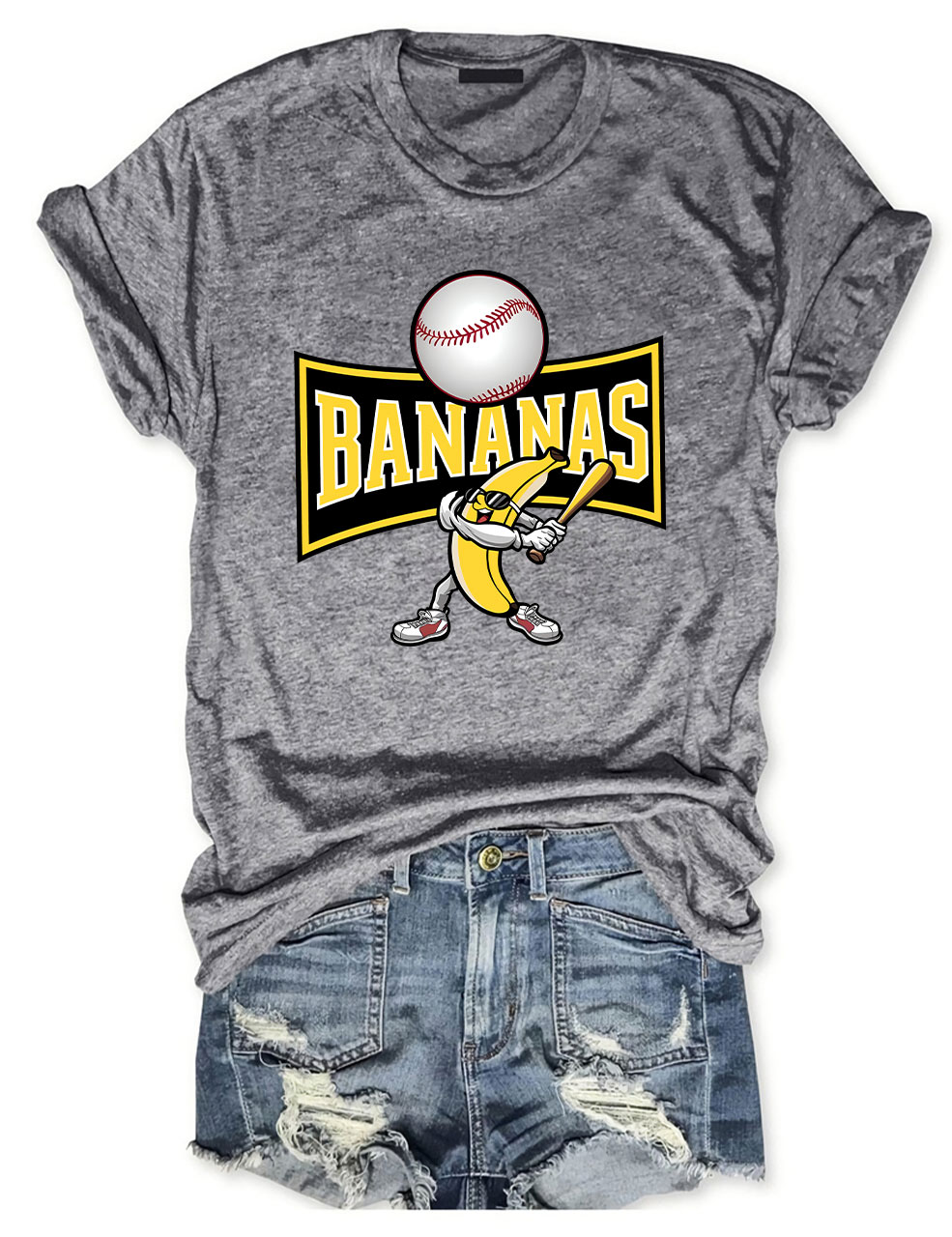 Let's Go Bananas Funny Baseball T-Shirt