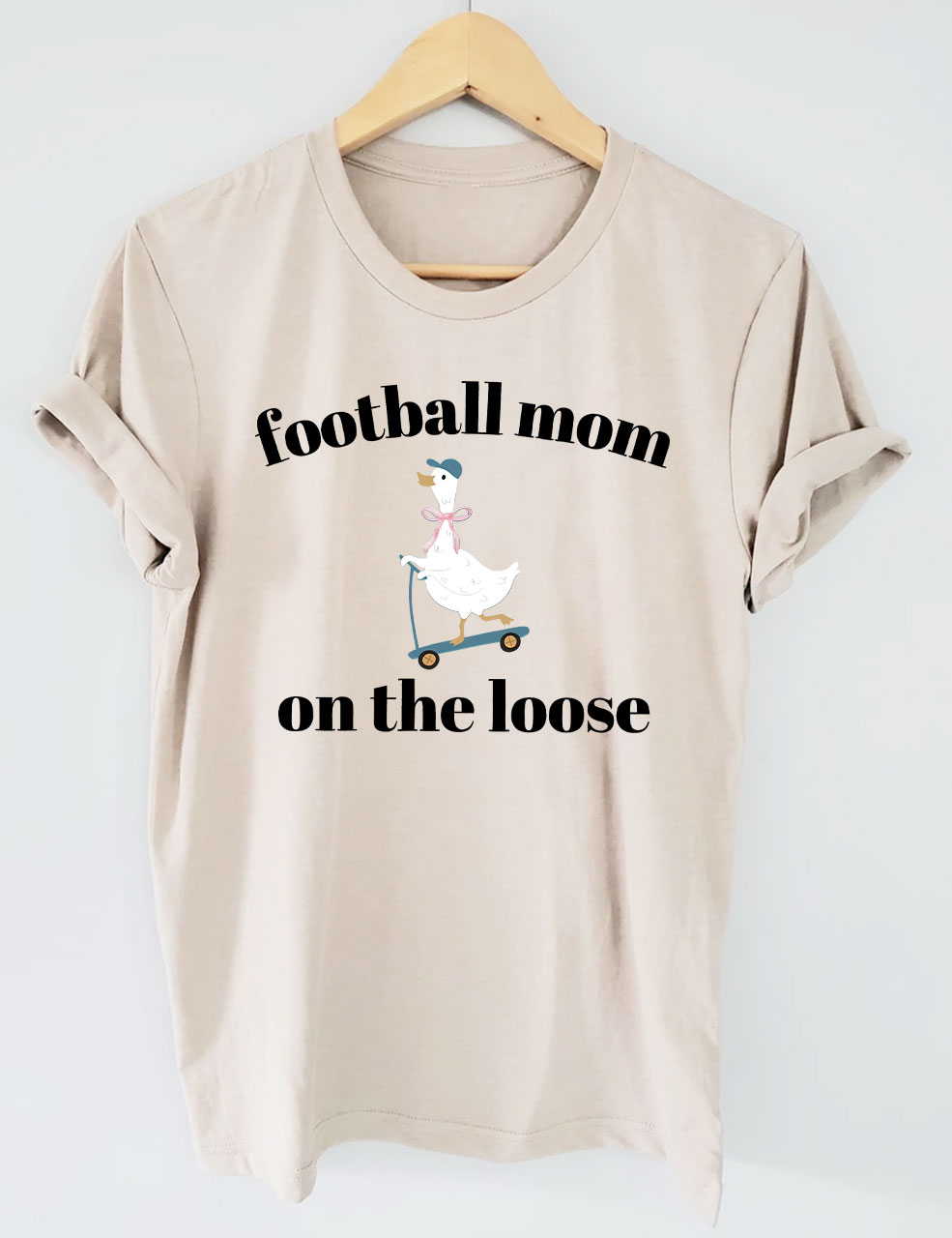 Football Goose On The Loose Funny T-shirt