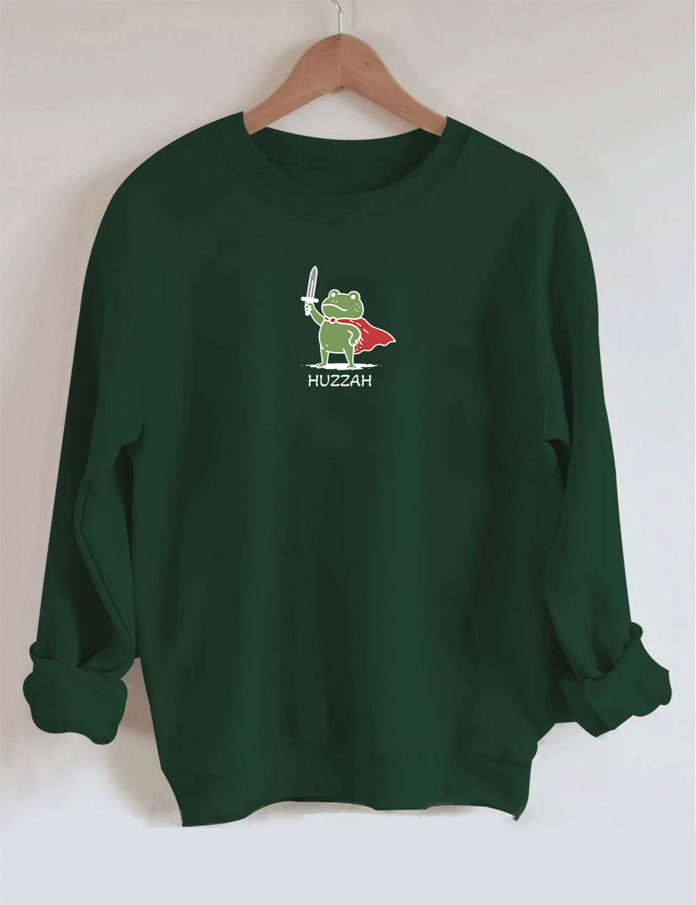 HUZZAH - Frog With Sword Sweatshirt