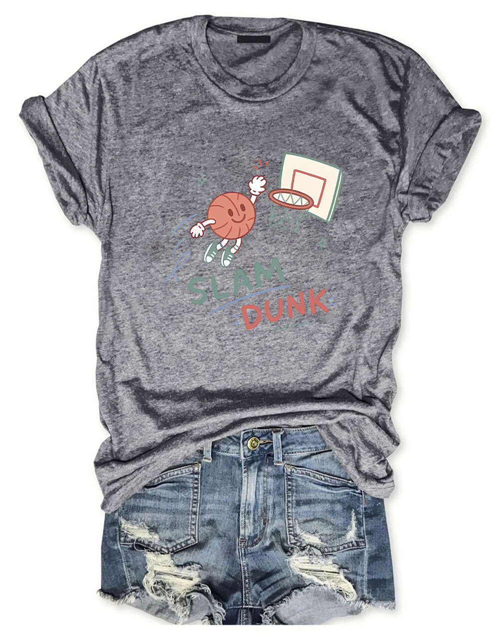 Slam Dunk Basketball Funny Basketball T-Shirt