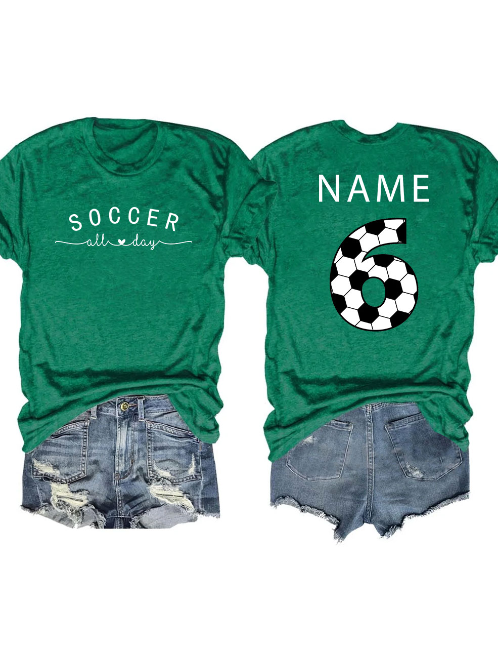 Soccer All Day Custom T-shirt