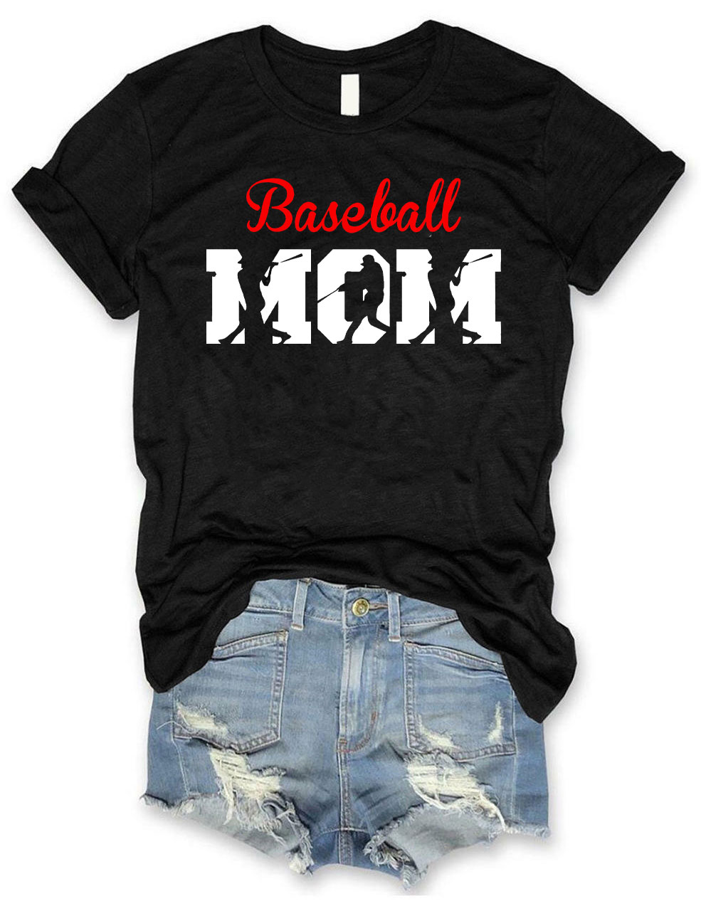 Funny Baseball Mom T-shirt