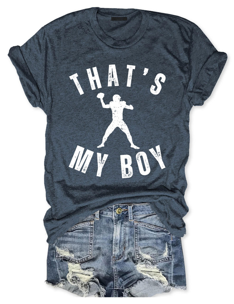 Custom That's My Boy Football Mom T-shirt