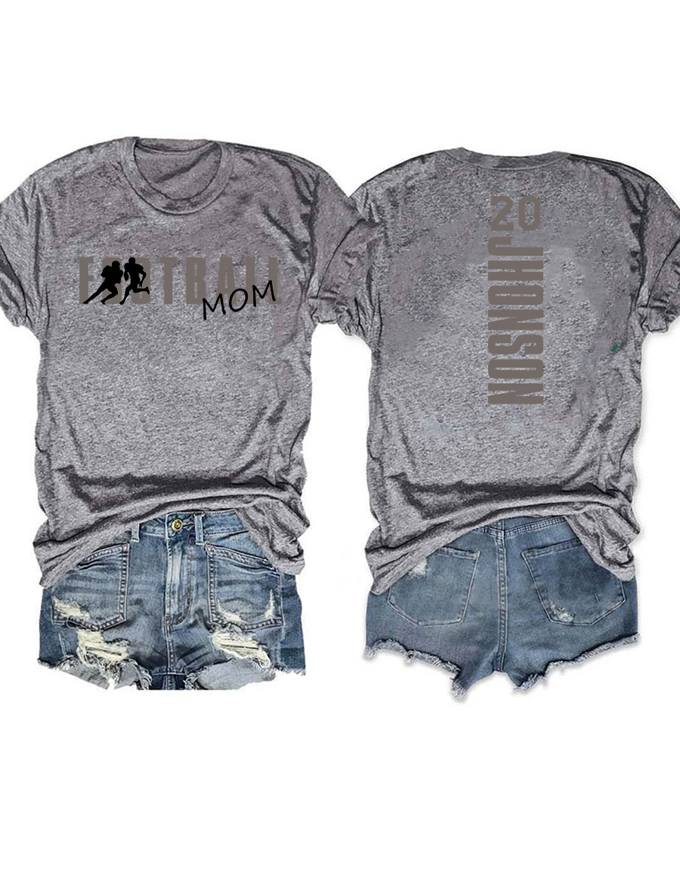 Custom Football Mom T-shirt